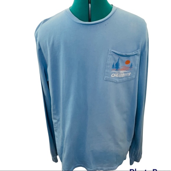 Chubbies Long Sleeve Shirt Men’s Small - Picture 1 of 5